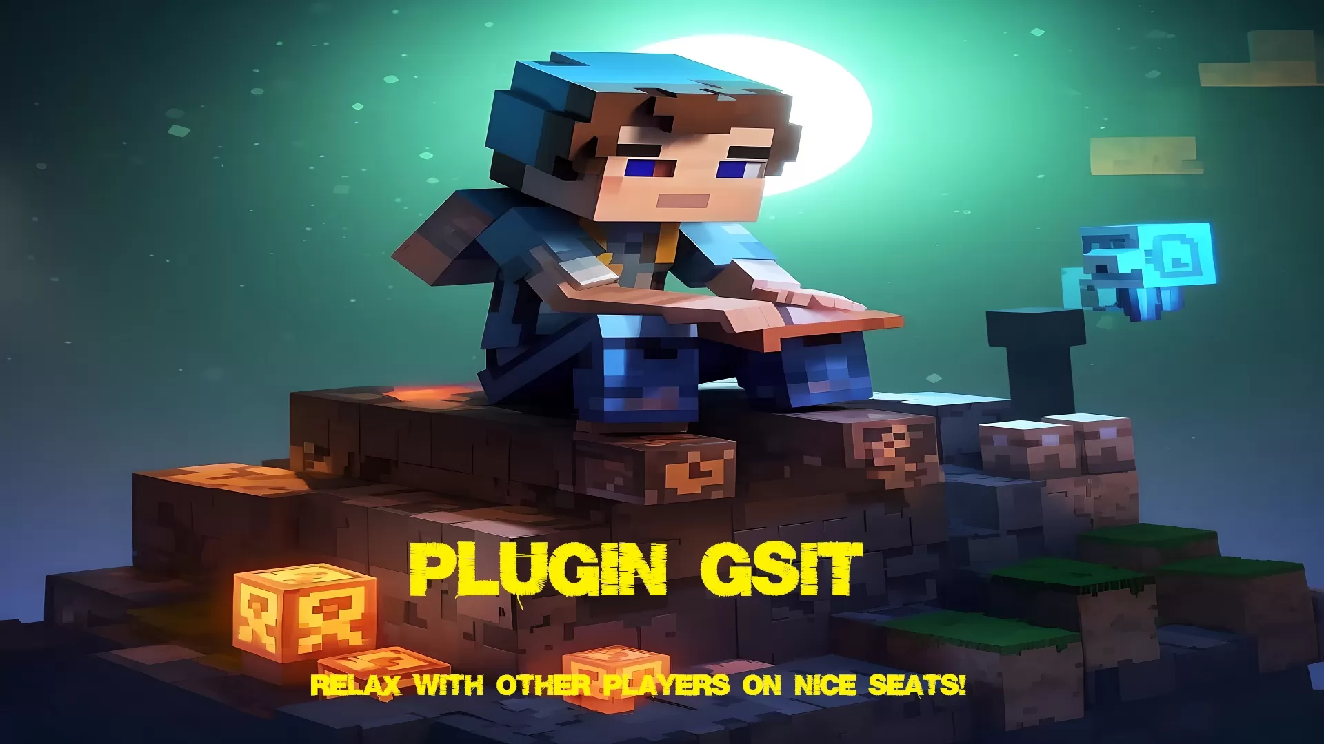 Плагин GSit | Сидим, лежим и позируем в Minecraft!