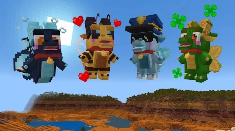 Новый хитовый мод для Minecraft: более 500 карманных драконов и езда на них