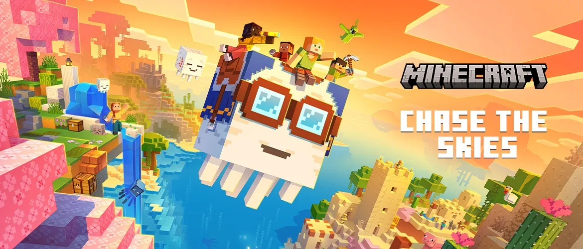 Chase the Skies — обновление Minecraft, которое подняло игру в воздух