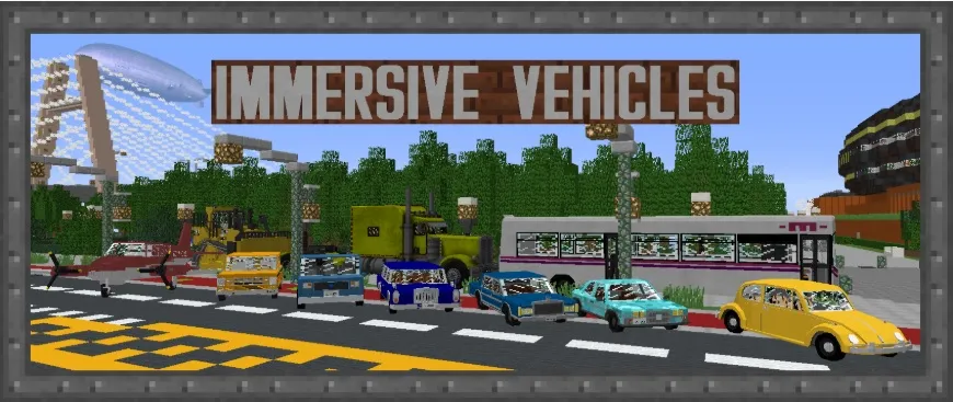 МОД Immersive Vehicles | Транспорт в Minecraft