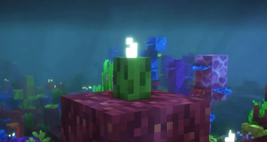 Морской огурец (Sea Pickle) в Minecraft — полный гайд
