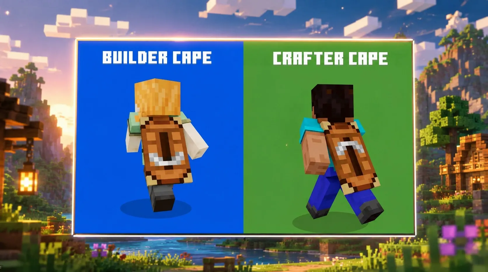 Как получить плащ Builder и плащ Crafter в Minecraft