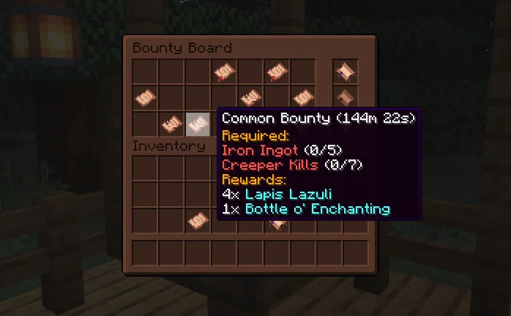 🎯 Bountiful Mod | гайд по системе контрактов в Minecraft