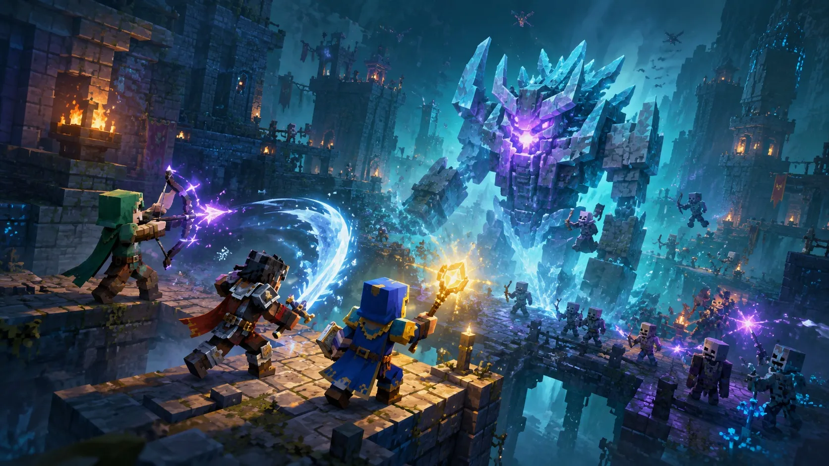 Опубликован геймплейный трейлер Minecraft Dungeons II