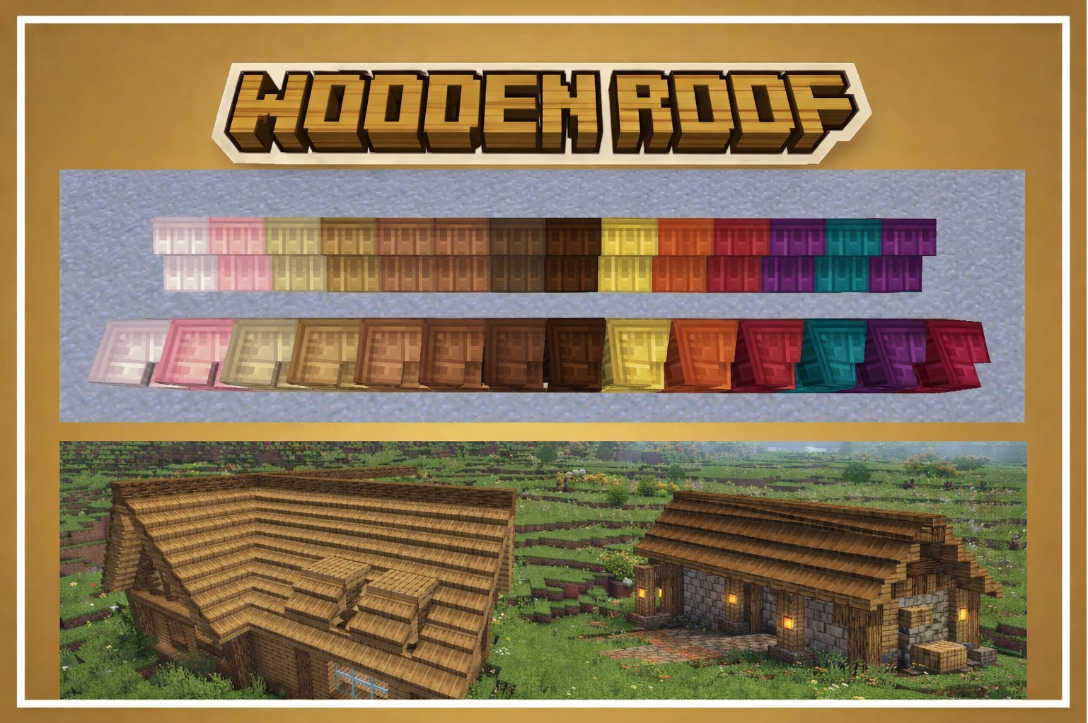 🏠 Wooden Roof ✨