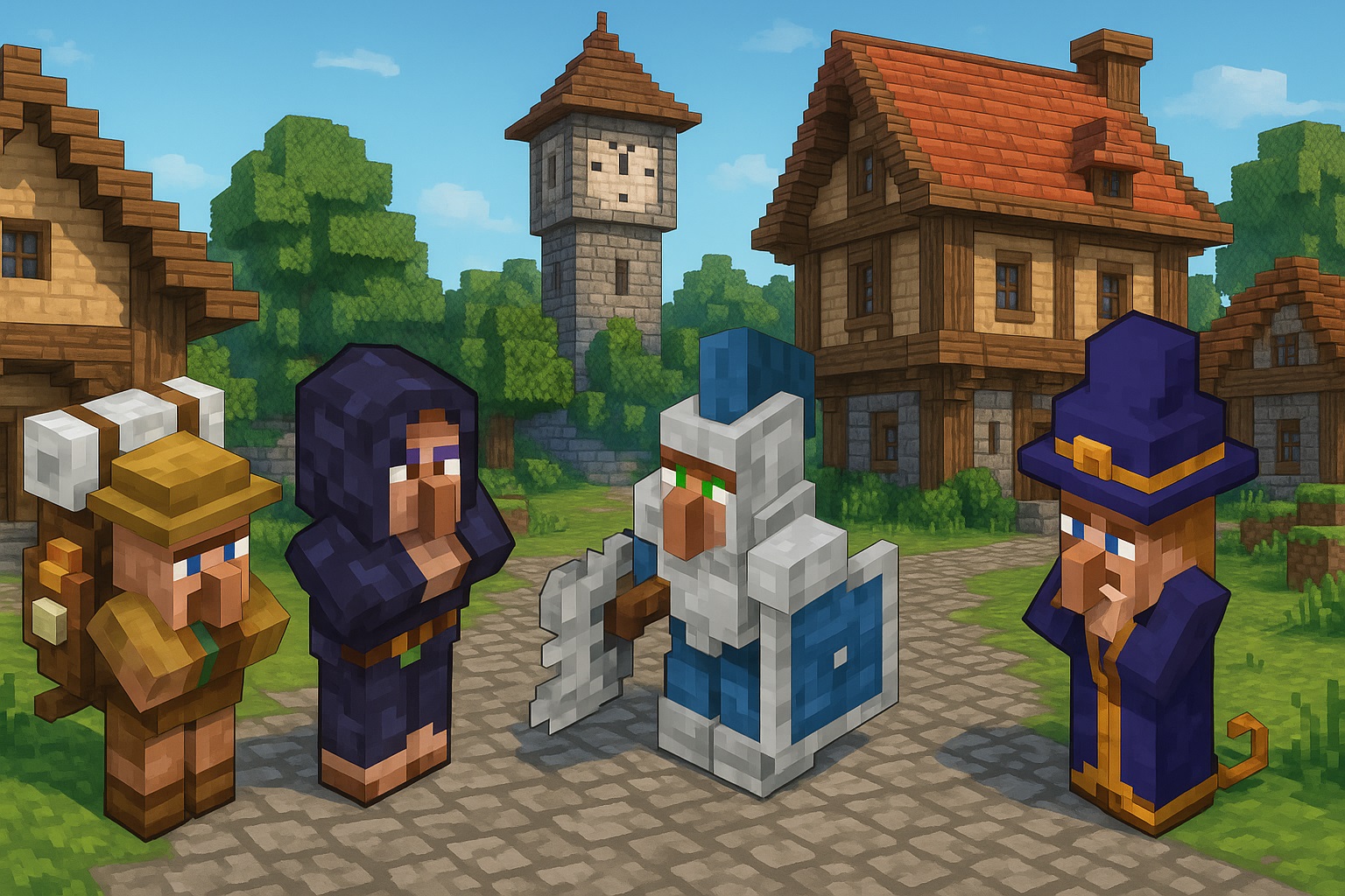 Модельки Villagerов для вашего сервера 