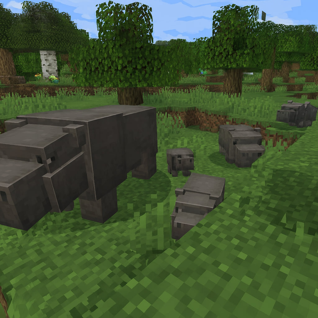 Бегемоты для сервера 